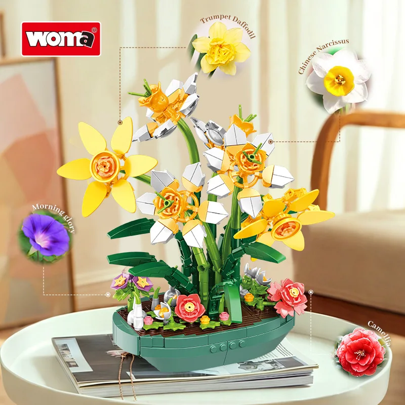 Plant Parent Yearly - Bloques de Construcción de Narcisos Simulados