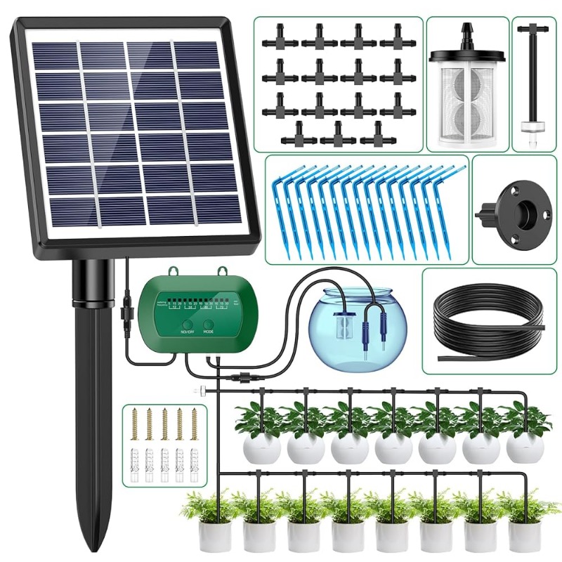 Plant Parent - Kit de riego Solar inteligente, 6V,