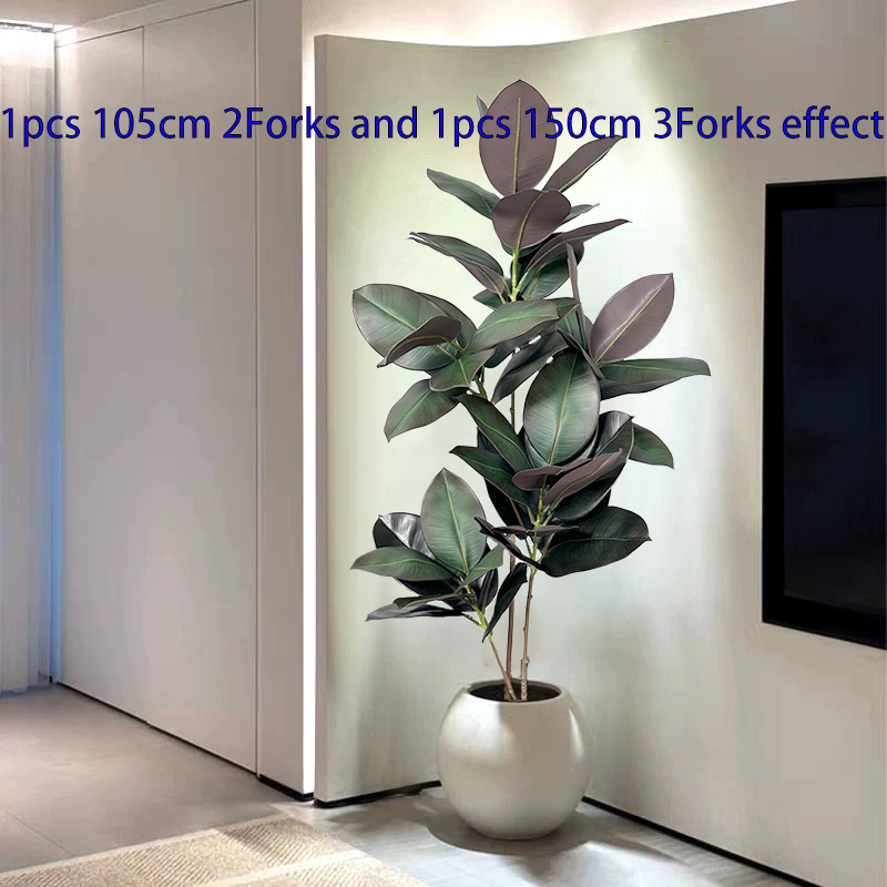 Árbol de Ficus Artificial de 7 - Rubber Plant Ficus reseña y precio