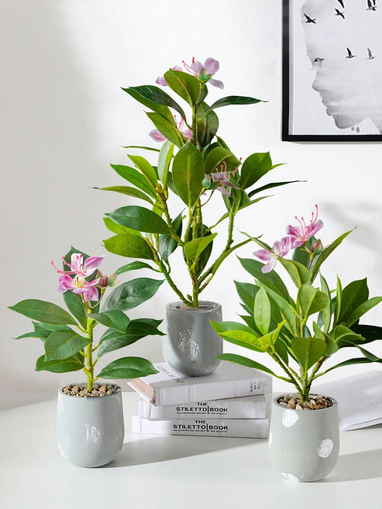 Plantas artificiales de Azalea - Rubber Plant Ficus reseña y precio