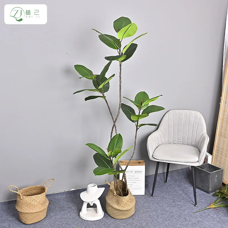 Planta Artificial de Árbol de  - Rubber Plant Ficus reseña y precio