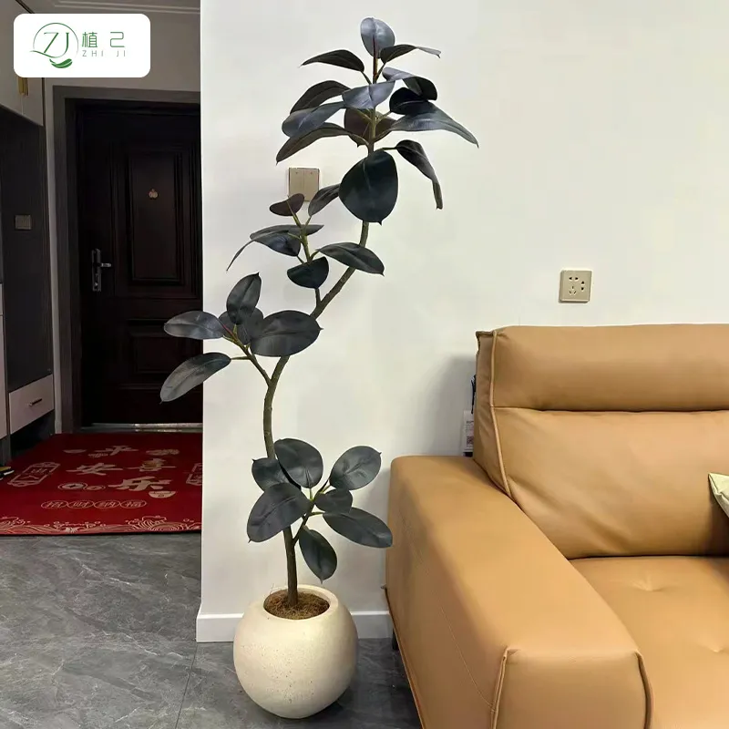 Planta Artificial de Árbol de  - Rubber Plant Ficus reseña y precio
