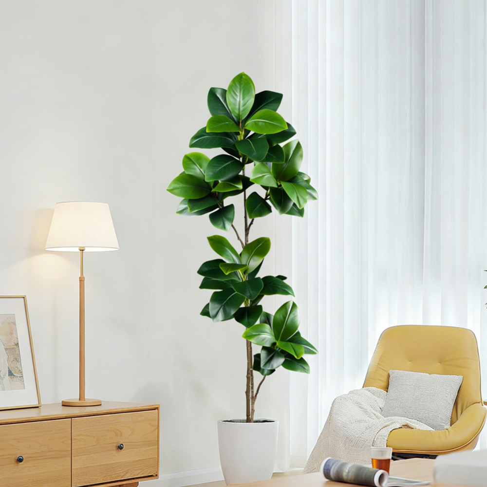 Árbol de caucho artificial de  - Rubber Plant Ficus reseña y precio