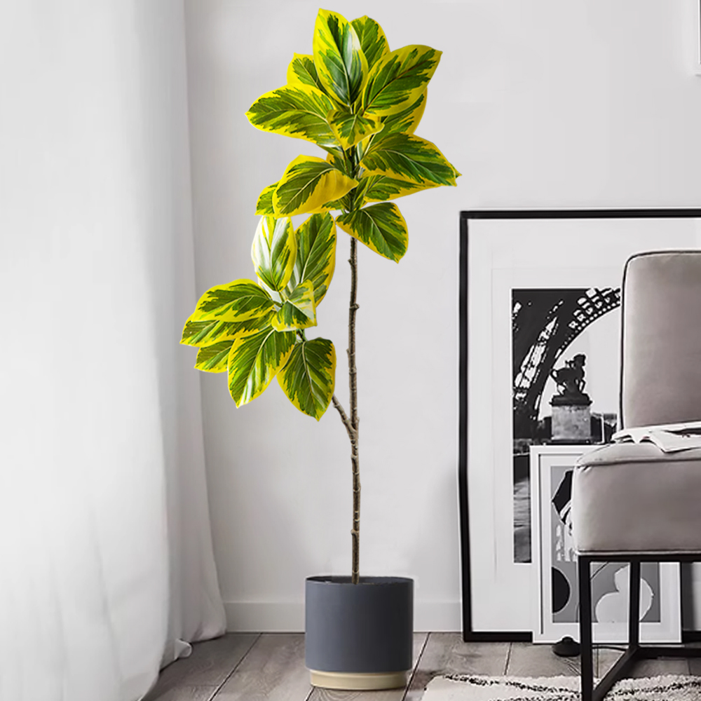 Rama de árbol Artificial Banya - Rubber Plant Ficus reseña y precio