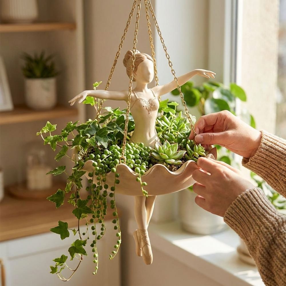 Maceta Colgante de Resina con  - Plant Parent reseña y precio